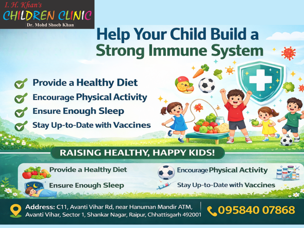 How Can You Help Your Child Build a Strong Immune System?